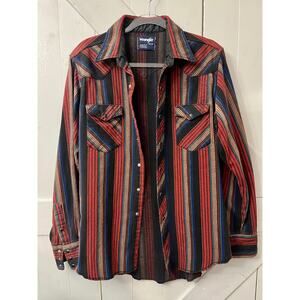 Vintage Wrangler Button Down Flannel